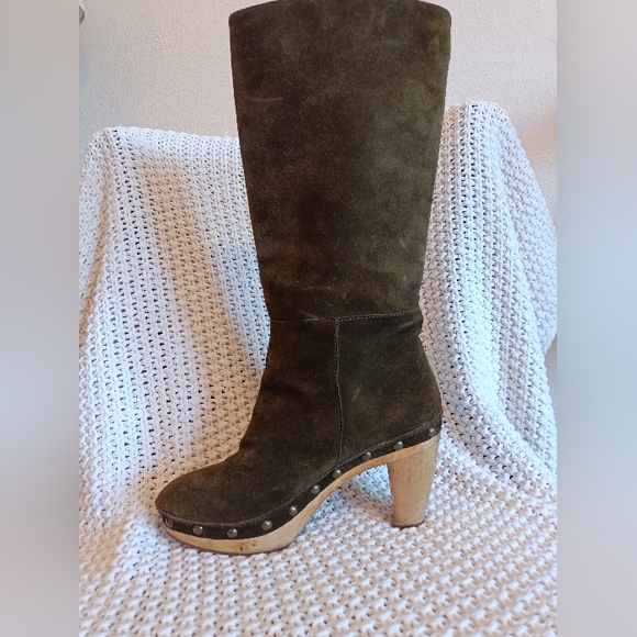 Steve Madden Tall Suede Boots - Picture 3 of 5